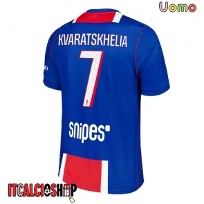 Paris Saint-Germain Khvicha Kvaratskhelia #7 Prima Maglia 2026-27 Manica Corta
